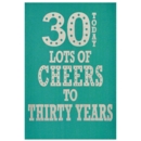 AGE 30 CARDS, 6's Male Text