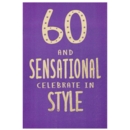 AGE 60 CARDS, 6's Female Text