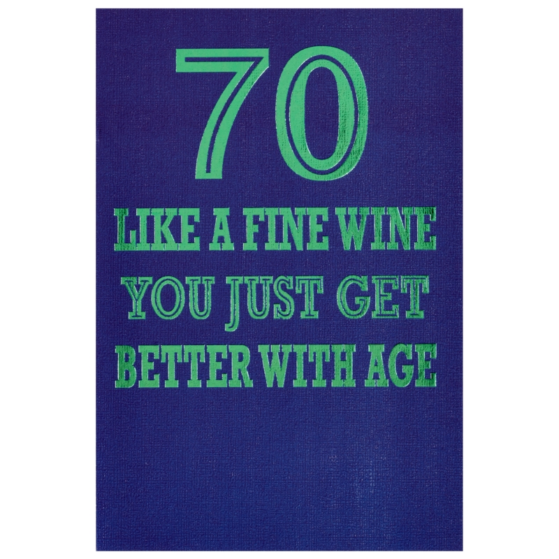 AGE 70 CARDS,Male 6