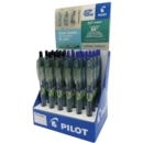 BALL PEN,Bottle 2 Pen Black/ Blue Asst CDU (Pilot)