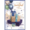 BIRTHDAY CARDS,Dad 6's Presents & Balloons(Was £0.90)