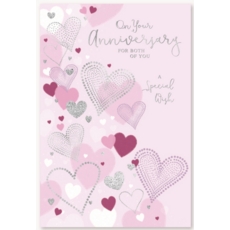 GREETING CARDS,Your Anni.6's Hearts