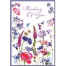 GREETING CARDS,Thinking of You 6's Floral
