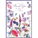 GREETING CARDS,Thank You 6's Floral