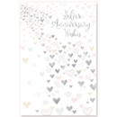 GREETING CARDS,Your Silver Anni.6's Hearts