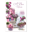 GREETING CARDS,New Home 6's Floral Baskets