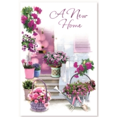 NEW HOME CARDS,6's Floral Baskets