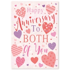 GREETING CARDS,Your Anni.6's Hearts