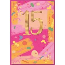 AGE 15 CARDS, 6's Female Brushes & Shapes(Was 0.89)