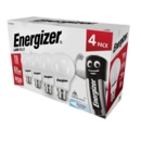 LIGHT BULBS, ENERGIZER LED 4's Lge Bayonet 806lm 8.5w (60w)