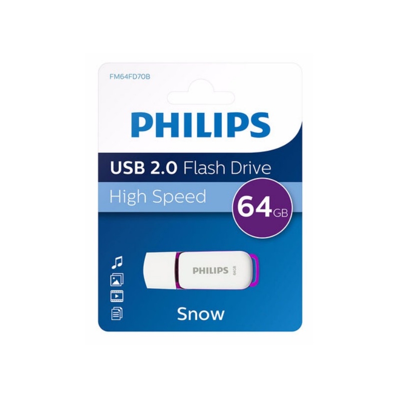 USB 2.0 FLASH DRIVE 64GB Philips I/cd