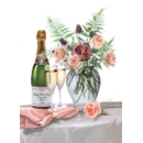 GREETING CARDS,Ruby Anni. 6's Champagne Flutes