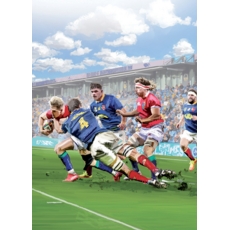 BIRTHDAY CARDS,6's Rugby