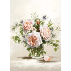 ANNIVERSARY CARDS,Golden 6's Vase Of Flowers