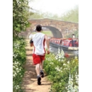 GREETING CARDS,Birthday 6's Canal Path Jogger