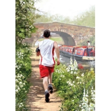 BIRTHDAY CARDS,6's Canal Path Jogger