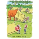 GREETING CARDS,Birthday 6's Bull in scout camp