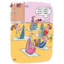 GREETING CARDS,Birthday 6's Don't fart pilates