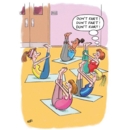 BIRTHDAY CARDS,Humour 6's Don't fart pilates