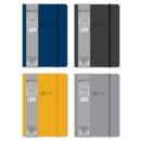 NOTEBOOK,Soft Touch A5 Rustic Colours 4 Asst. CDU