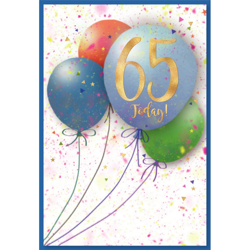AGE 65 CARDS,Male 6