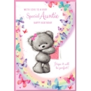 GREETING CARDS,Auntie 6's Teddy & Butterflies