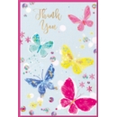GREETING CARDS,Thank You 6's Butterflies