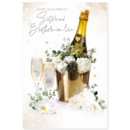 GREETING CARDS,Sister & Bro. in Law 6's Champagne & Flutes