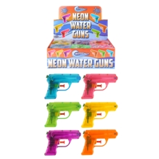 WATER GUN,Drencher 11cm 6 Asst Neon Cols CDU