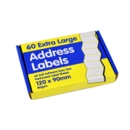 LABEL,Address S/Adh Sheets 120x90mm Extra Large 60's