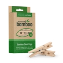 CLOTHES PEGS,BAMBOO Giant 95mm 20's Eco-Friendly H/pk   B467