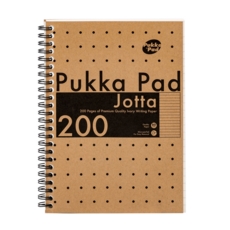 PUKKA PAD,Jotta A5 Kraft Twin Wire 200pg