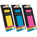 PENCIL,HB 8's Brights 3 Asst Cols Boxed