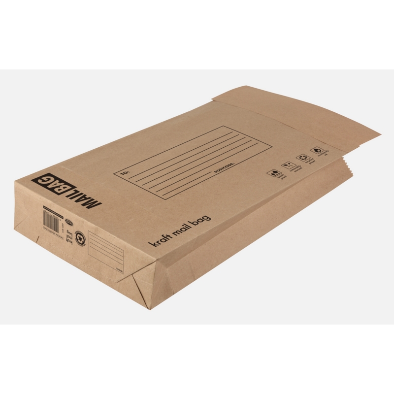 MAIL BAG,Kraft 160x230x50mm (Small) with Gusset