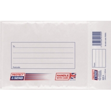 PADDED ENVELOPES,Size A White Protect & Send CG012  (Bulk)