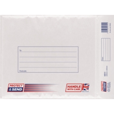 PADDED ENVELOPES,Size E White Protect & Send CG016  (Bulk)