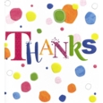THANK YOU CARD,Spots 6's