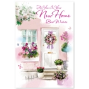 GREETING CARDS,New Home 6's Floral Front Door