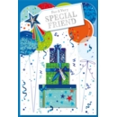 GREETING CARDS,Special Friend 6's Presents & Balloons