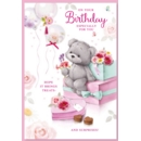 BIRTHDAY CARDS,6's Teddy & Presents