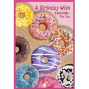 GREETING CARDS,Birthday 6's Doughnuts