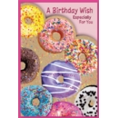 BIRTHDAY CARDS,6's Doughnuts