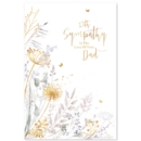 GREETING CARDS,Loss of Dad 6's Wild Flowers