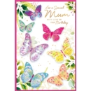 BIRTHDAY CARDS,Mum 6's Butterflies & Foliage
