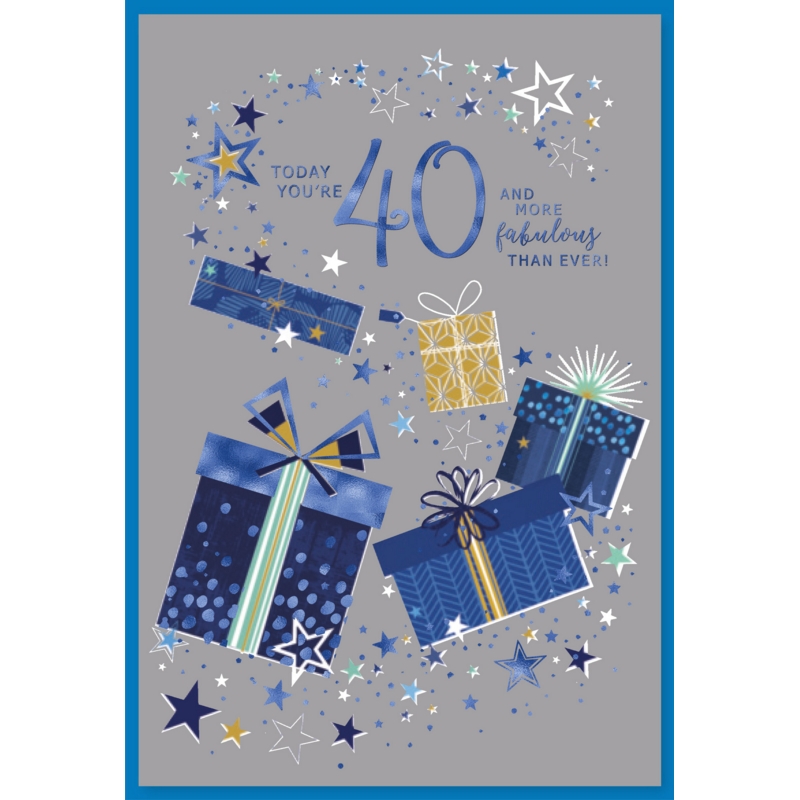 AGE 40 CARDS,Male 6