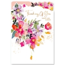 GREETING CARDS,Thinking of You 6's Floral