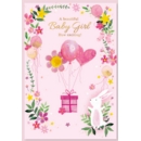 GREETING CARDS,Baby Girl 6's Presents Pink