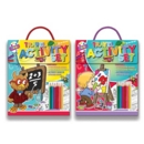 ACTIVITY SET,Travel & Handle Books, Pencils & Stickers