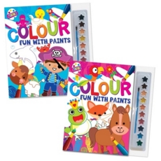 COLOURING BOOK,Fun with Paints