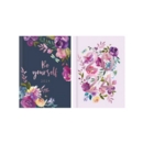 DIARY, Pocket Week To View Vintage Floral 2024 CDU
